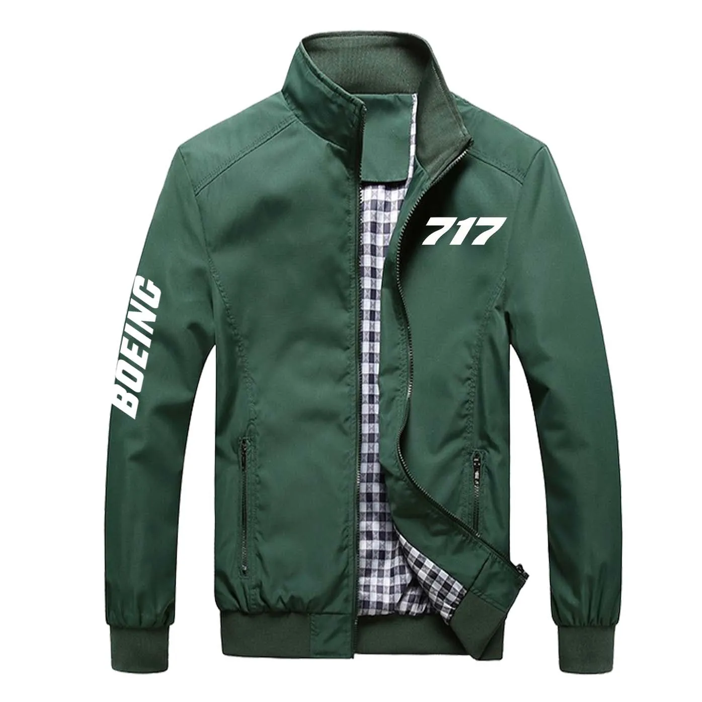 717 Flat Text Designed Stylish Jackets