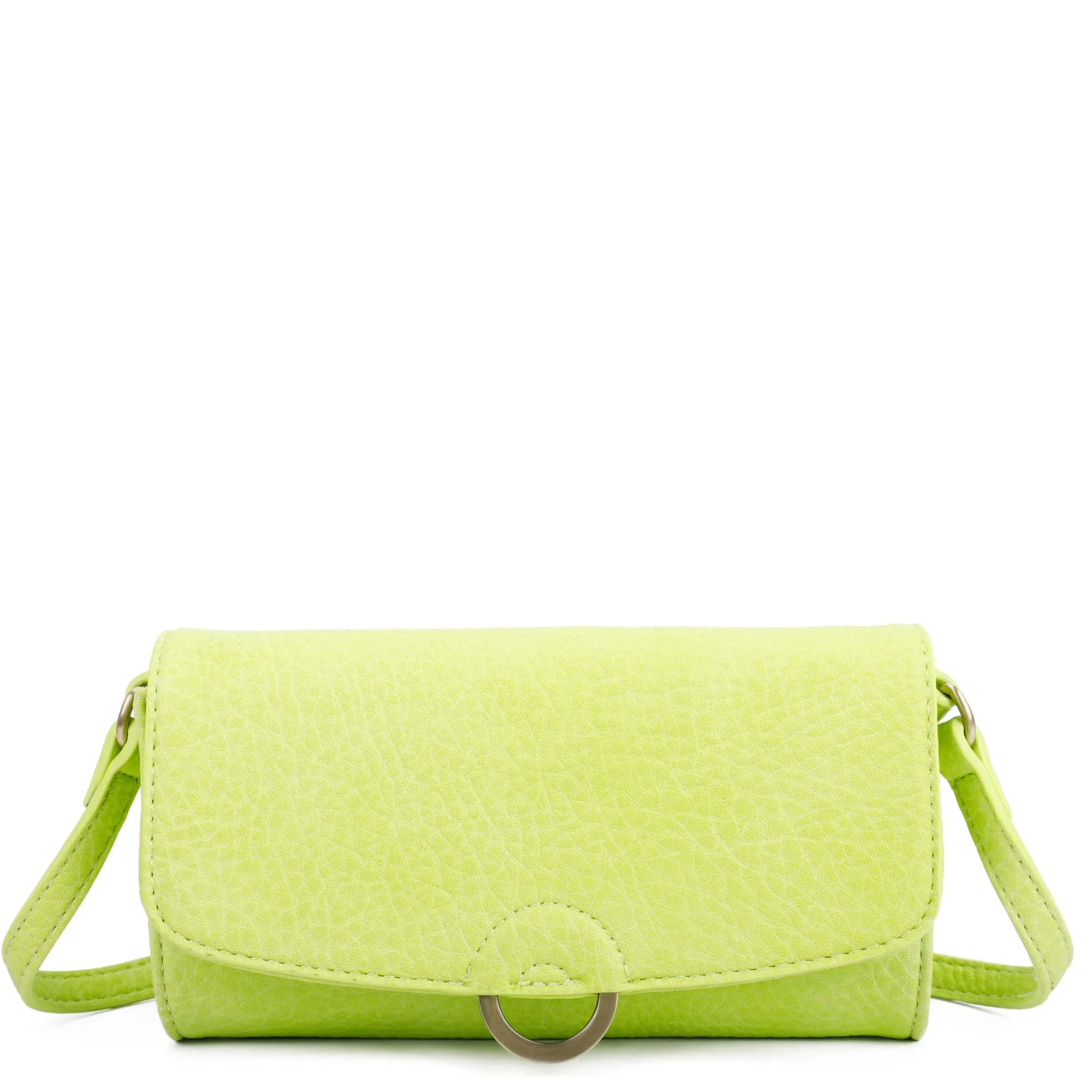 Agnes Wallet Crossbody - Lime