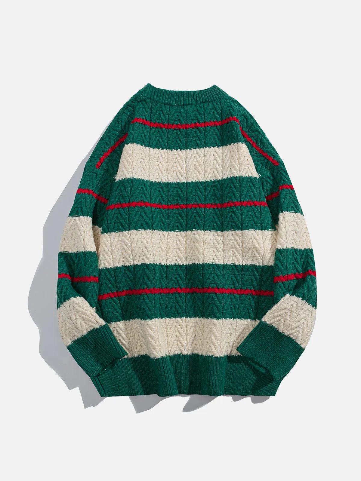 AlanBalen® - Colorblock Stripe Sweater