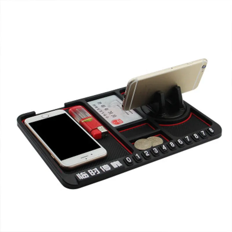 Anti Slip Silicone Car Pad Multi-Functional Smartphone Mount