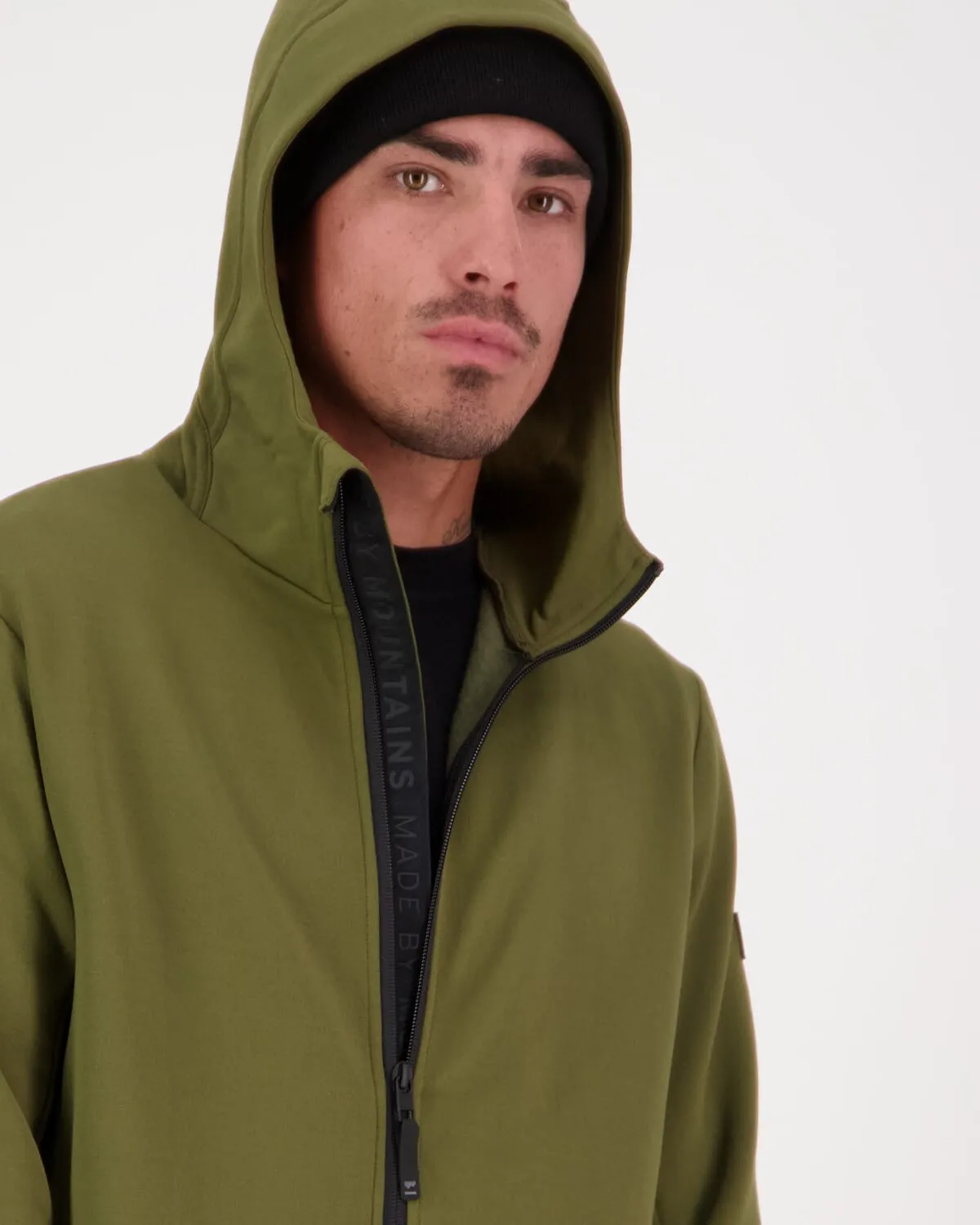 Arcadia Merino Fleece Hoody - Dark Olive