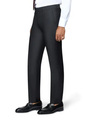 Berragamo Elegant Modern Fit Pants - Black