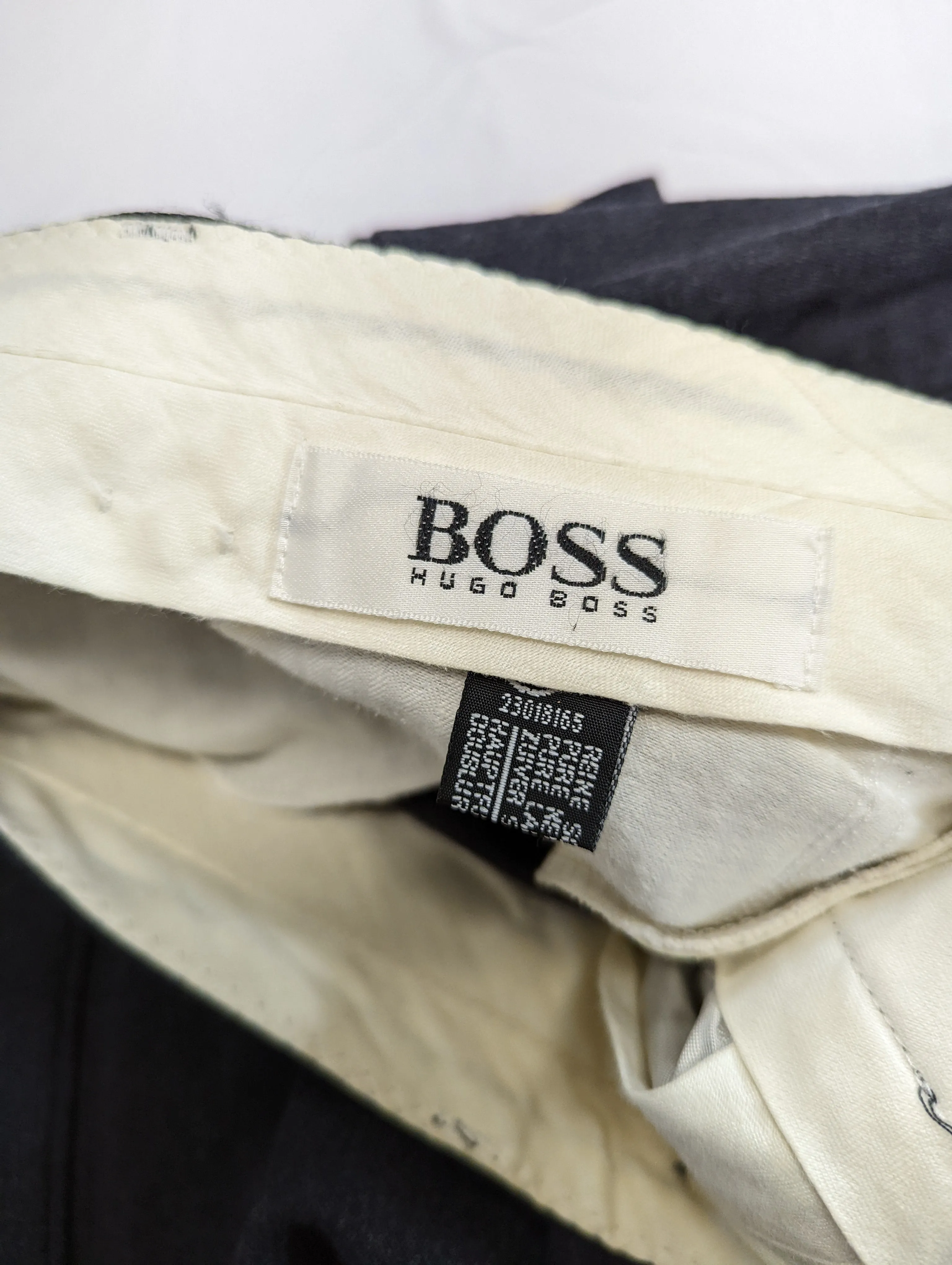 Charcoal Grey Hugo Boss Formal Pants