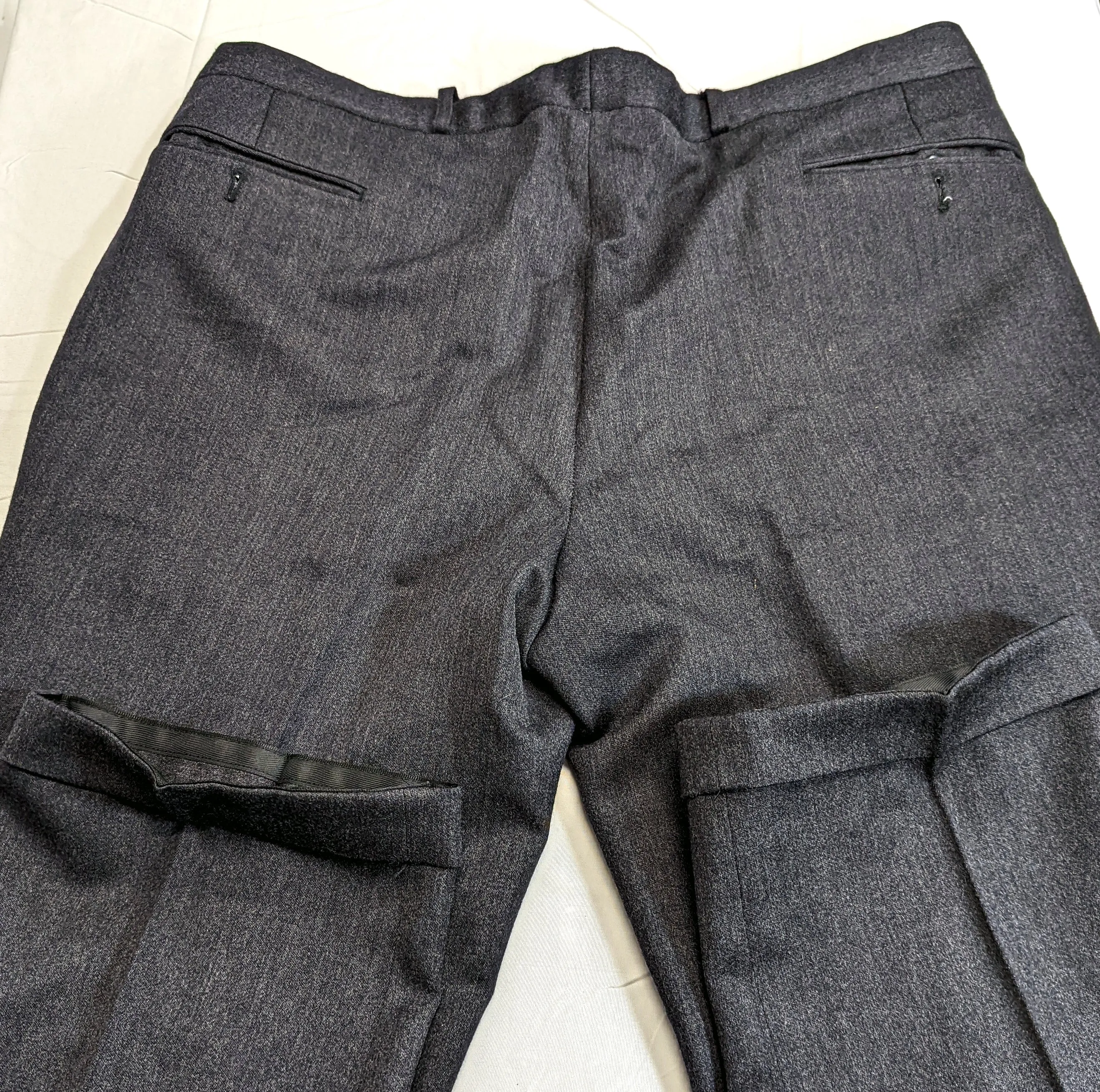 Charcoal Grey Hugo Boss Formal Pants