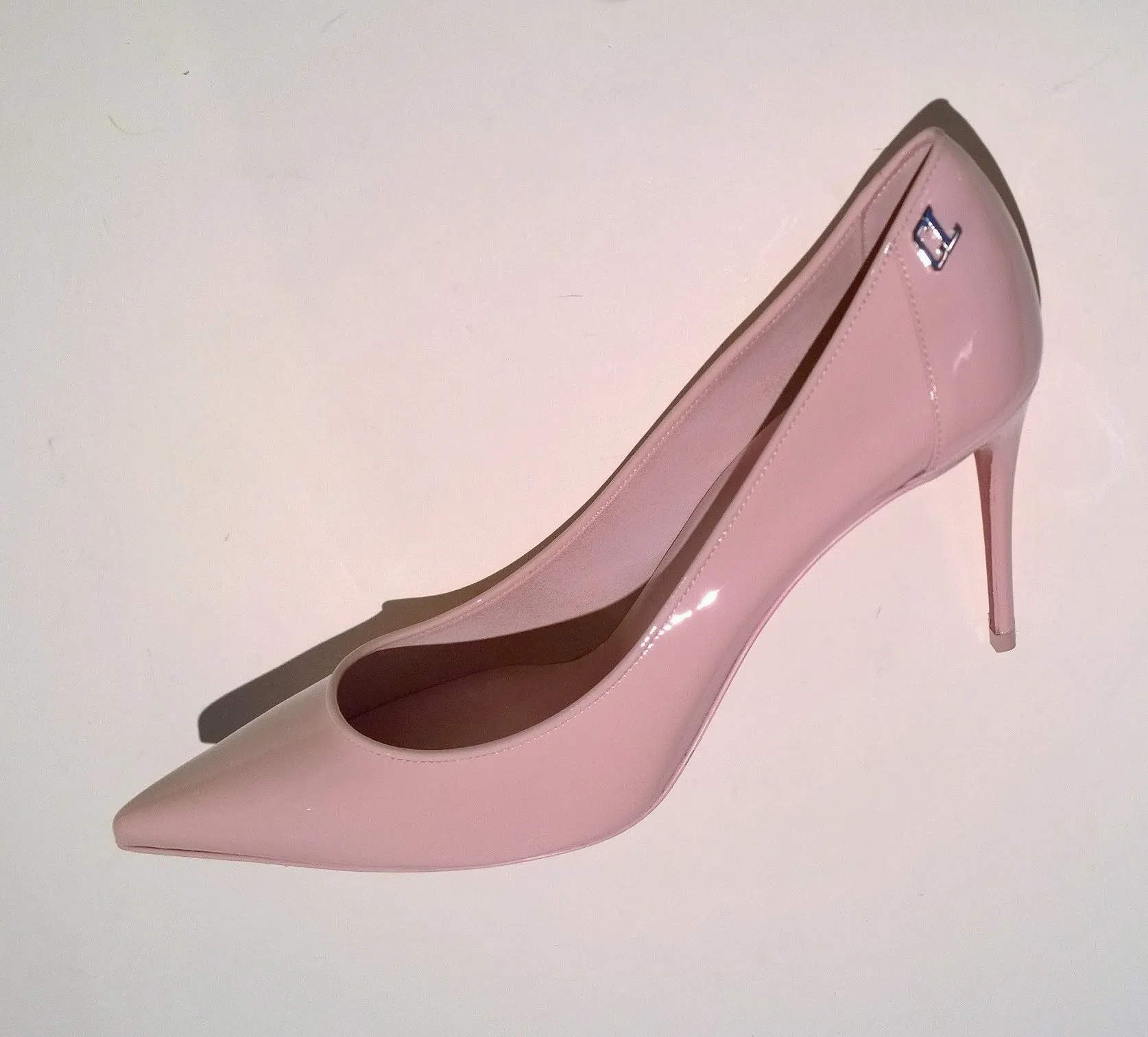 Christian Louboutin Sporty Kate 85 Pale Pink Patent Heels Lin Rosy