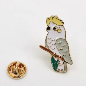 Cockatoo Memento Pin