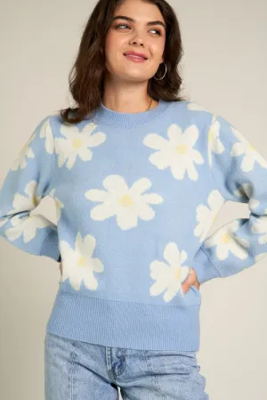 COZY FLOWER SWEATER