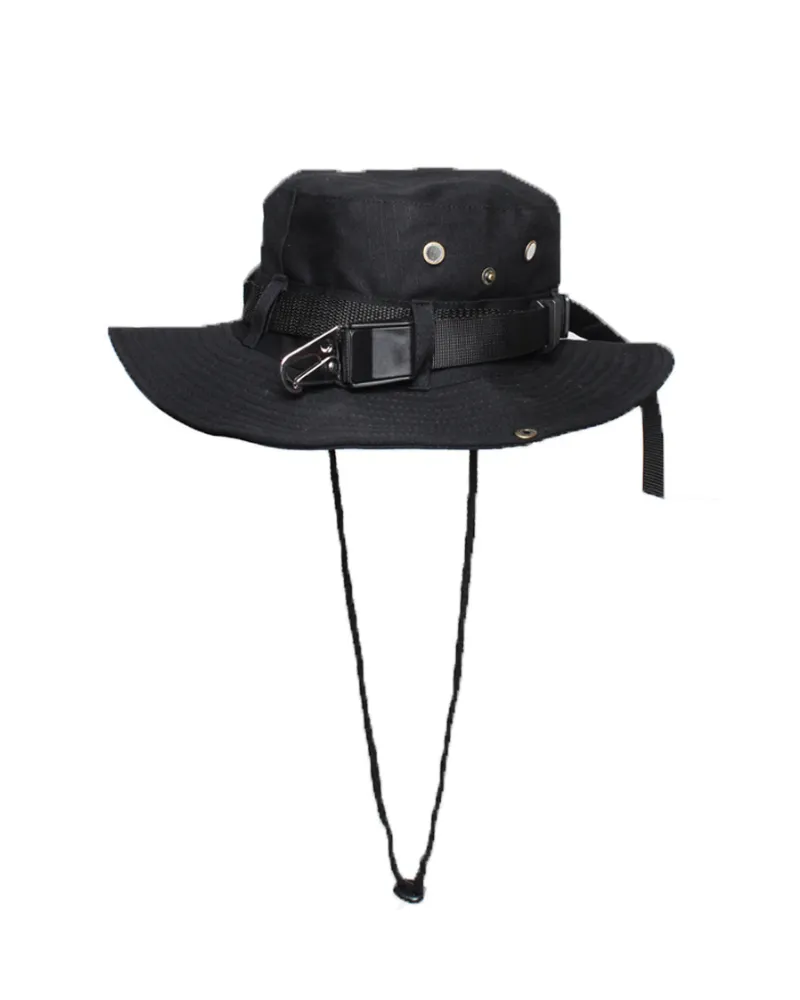 Cyberpunk Functional Drawstring Bucket Hat