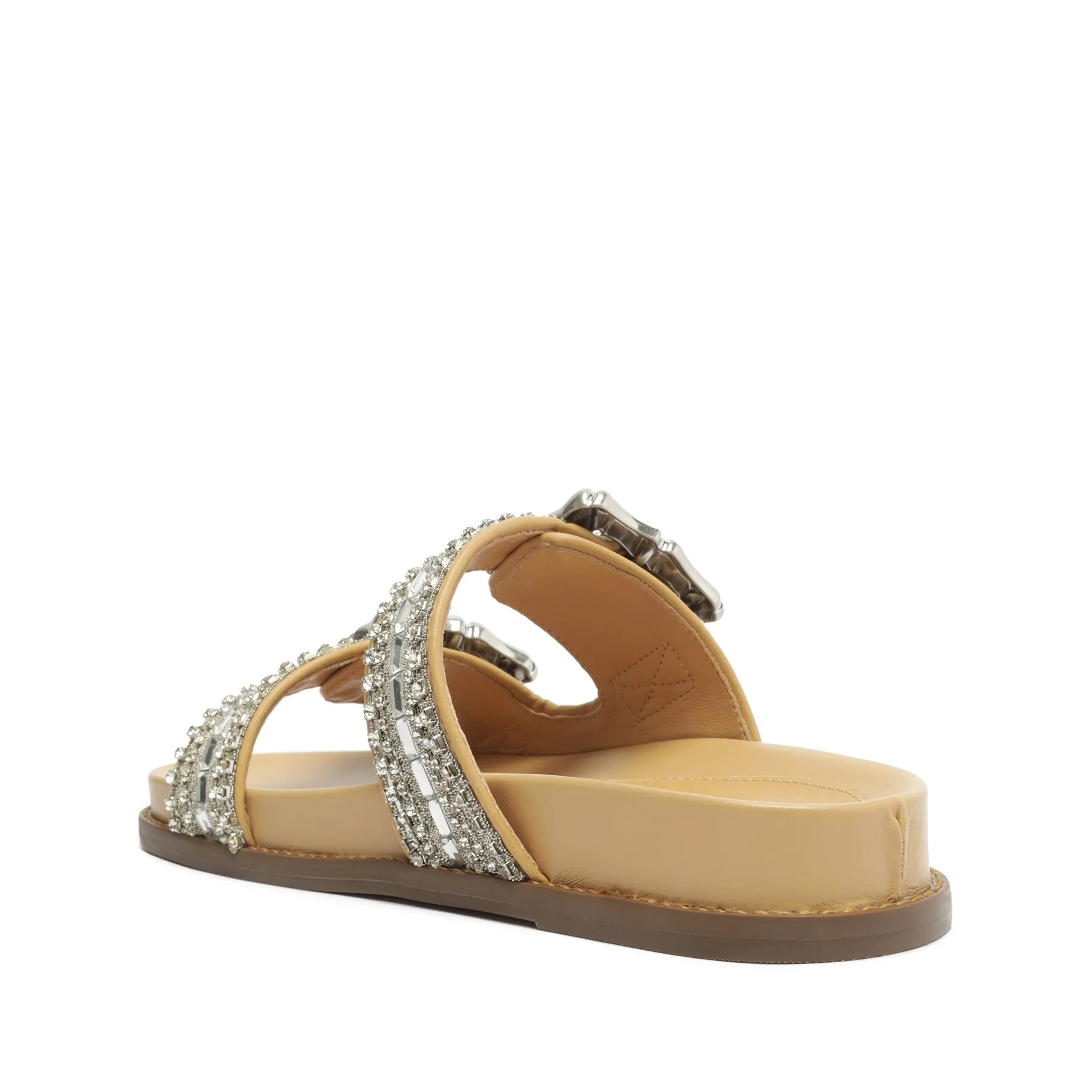 Enola Shine Sporty Leather Sandal