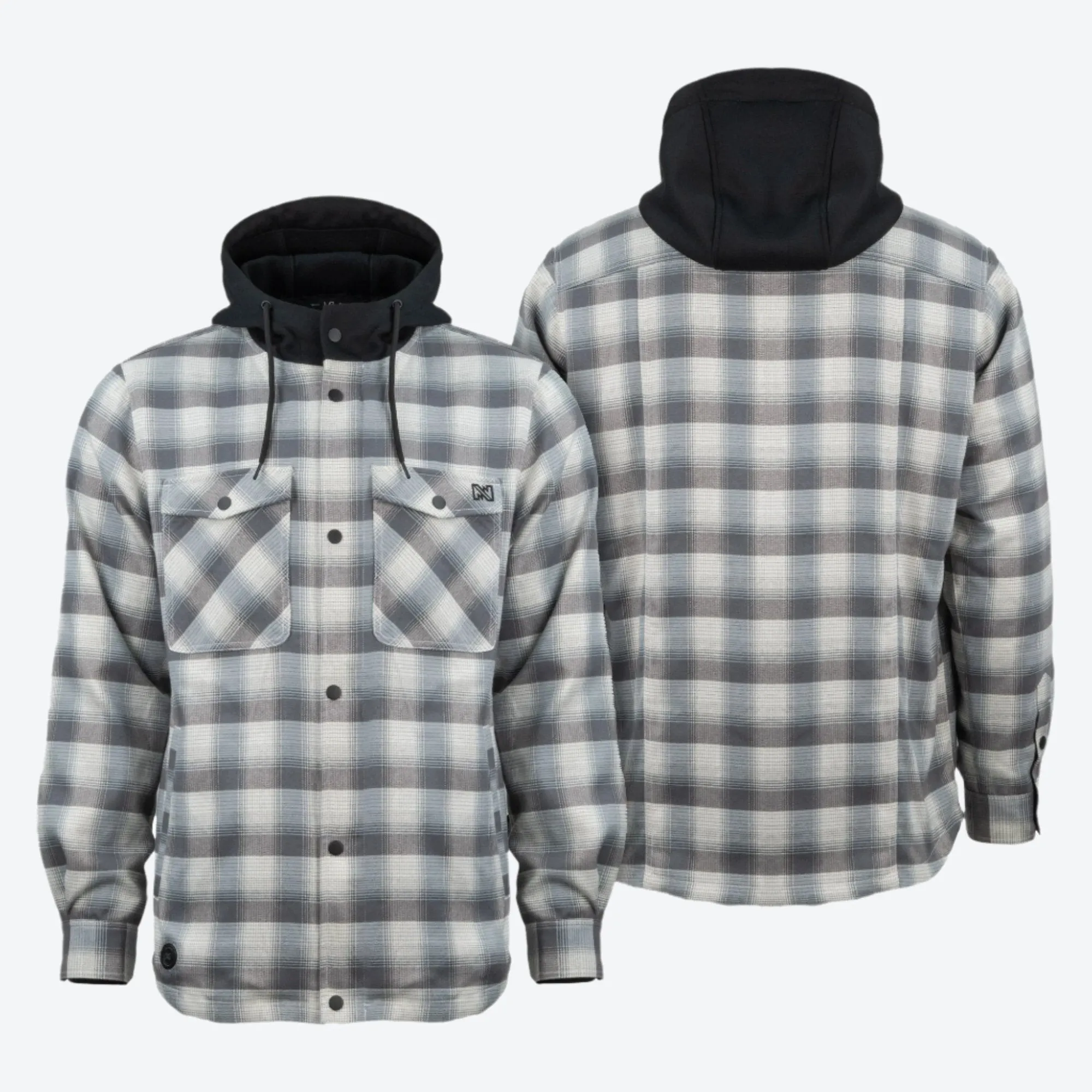 Flannel Hoodie Heated Jacket Men’s