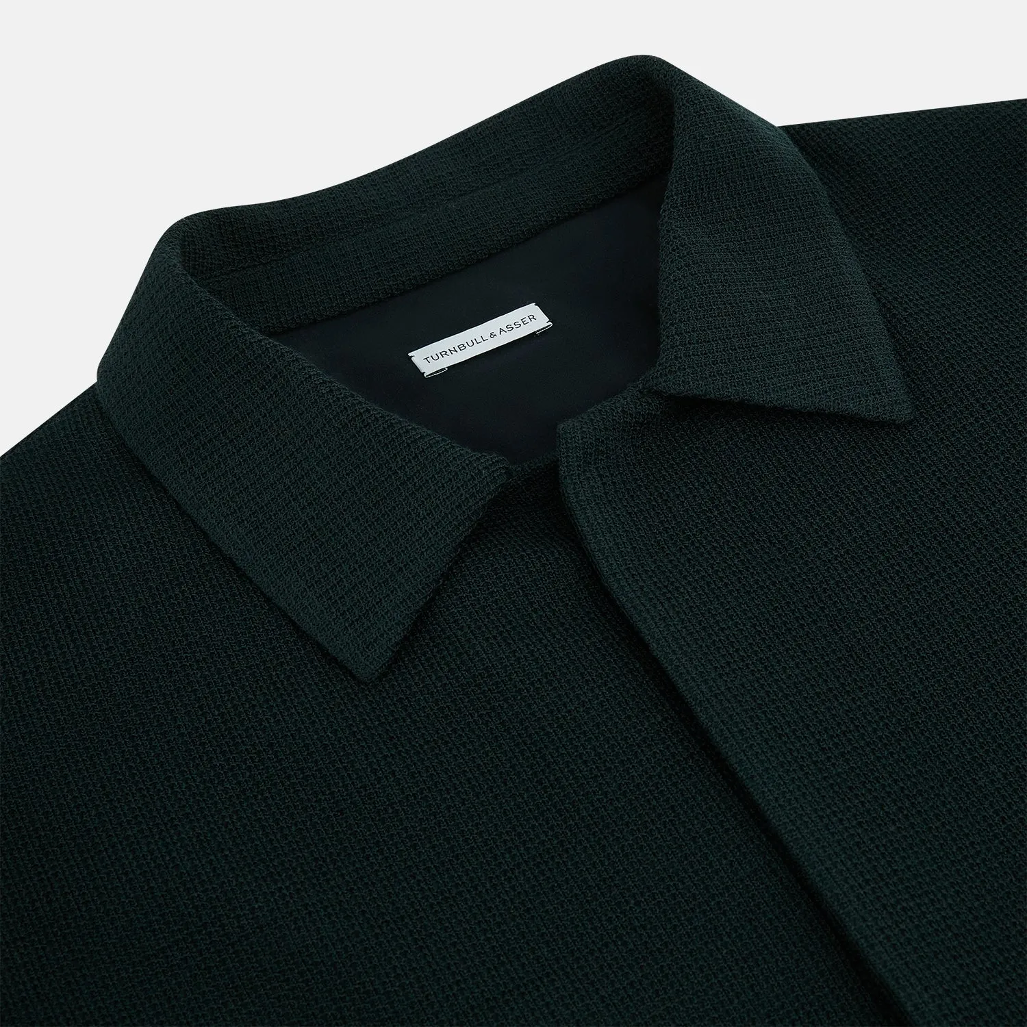 Forest Green Greenwich Knitted Overshirt