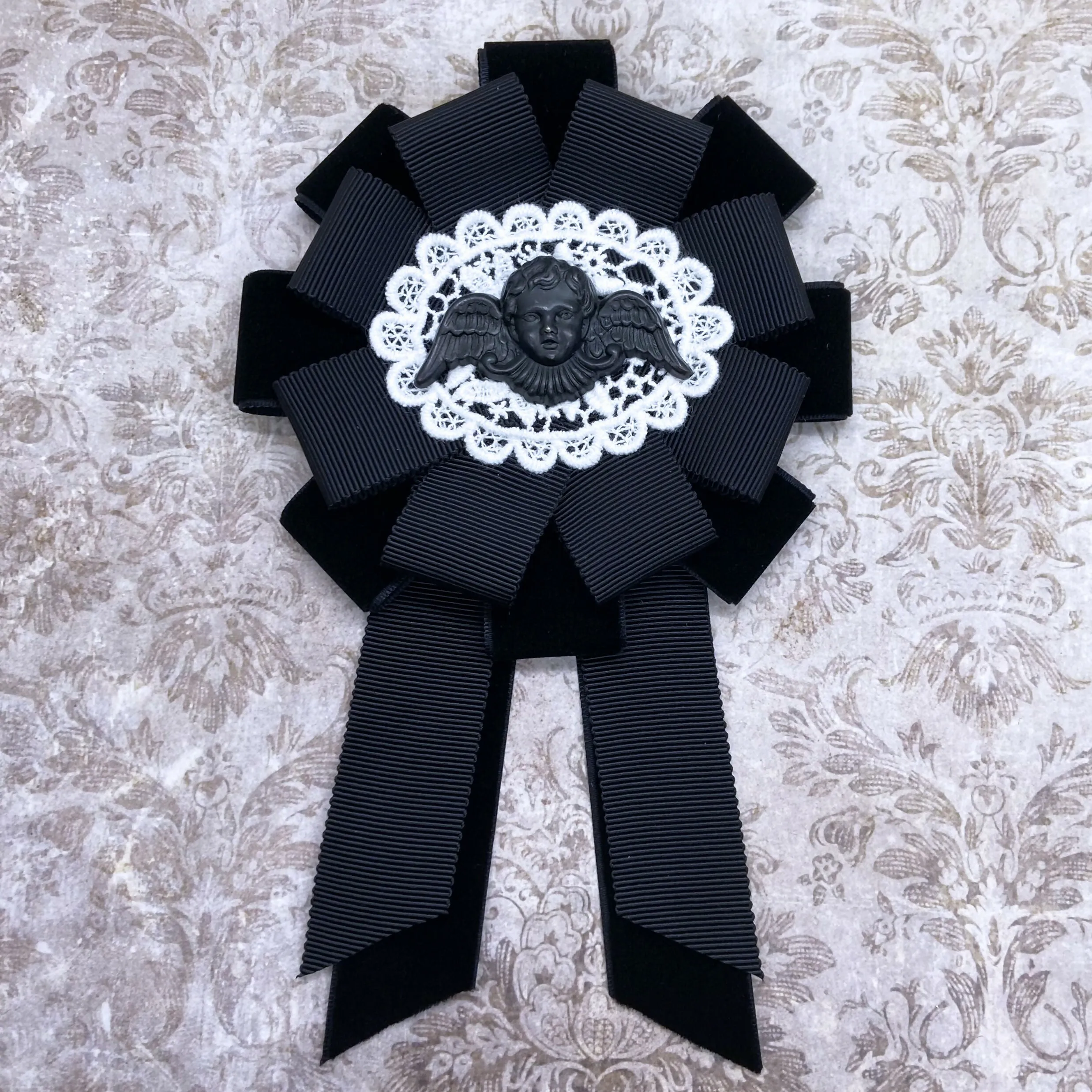 Gothic Angel Rosette