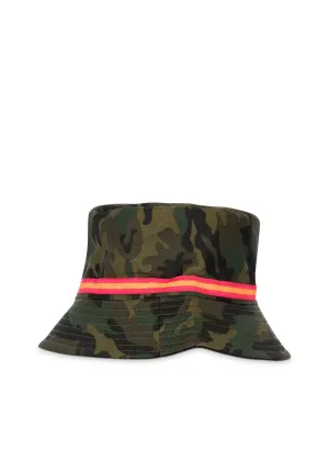 Green Camo/Showoff Pier Hat - FINAL SALE