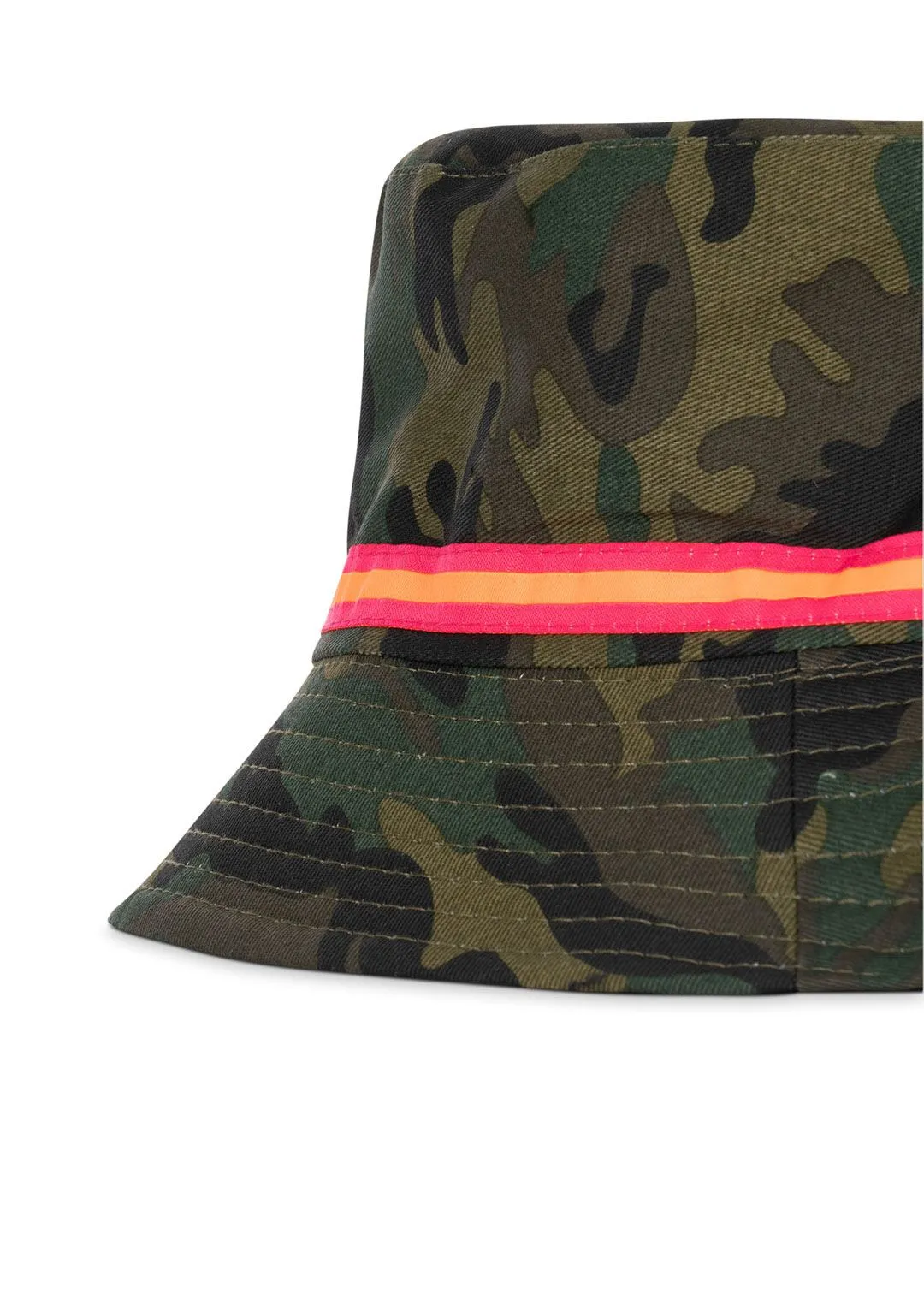 Green Camo/Showoff Pier Hat - FINAL SALE