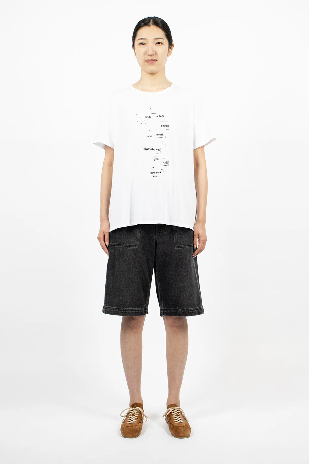 Knife Fork Man T-Shirt White