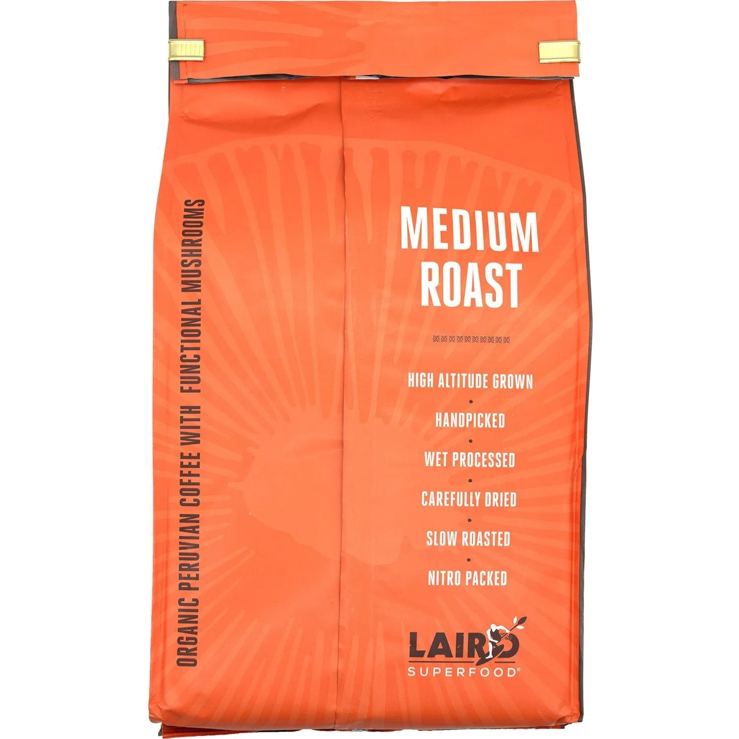 Laird Superfood Ground Organic Peruvian Coffee with Functional Mushrooms