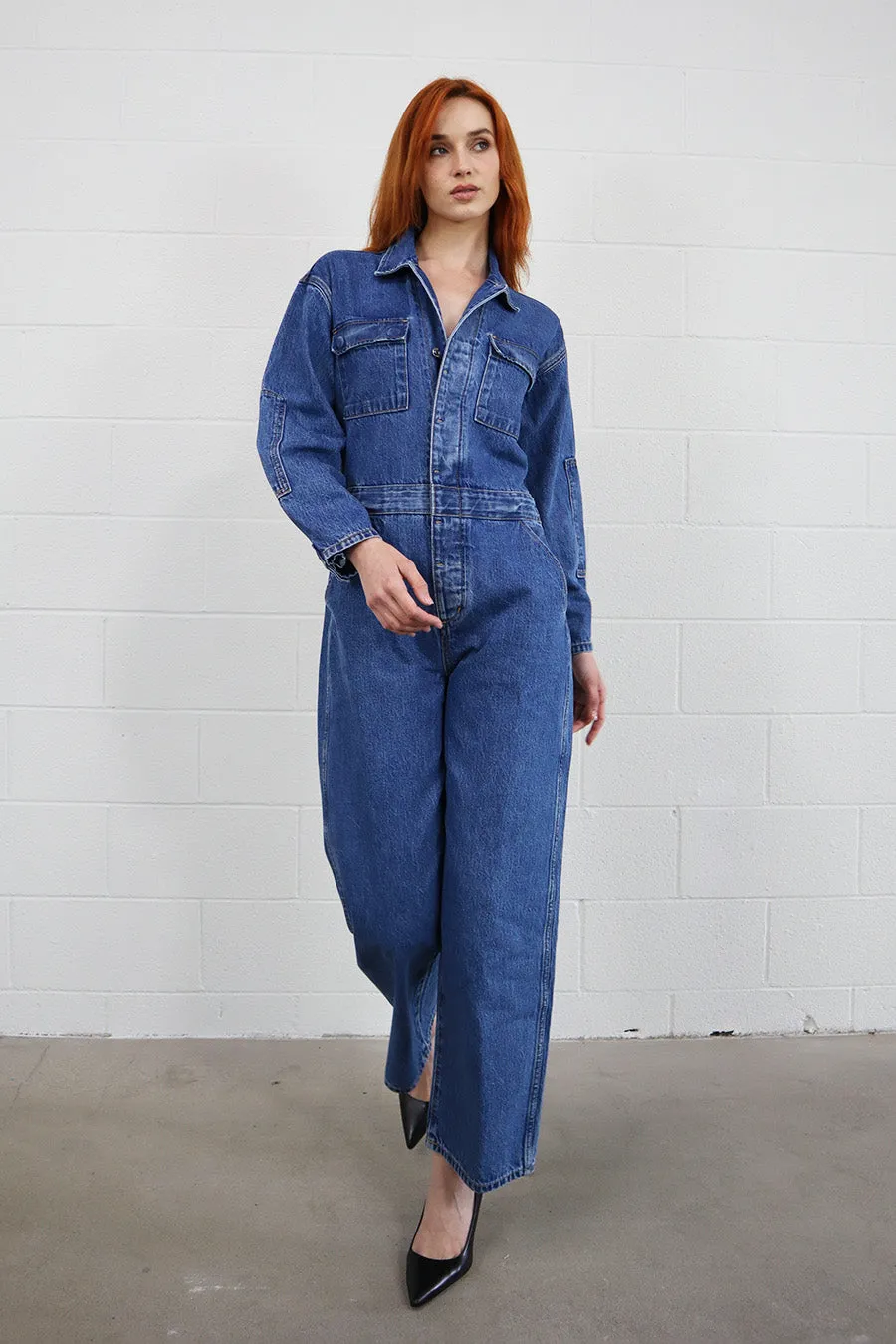 Larsen Utility Jumpsuit - Salina