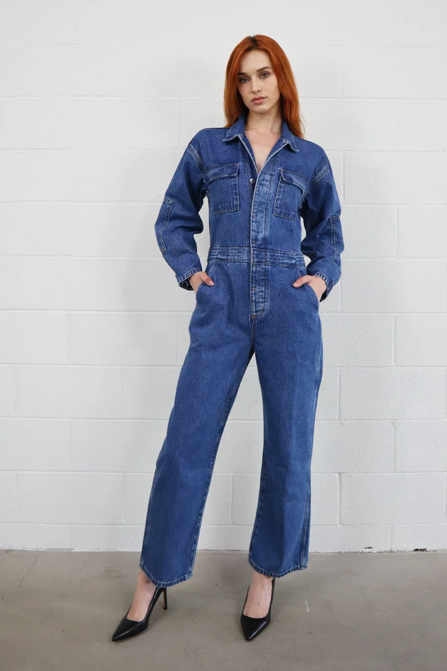 Larsen Utility Jumpsuit - Salina