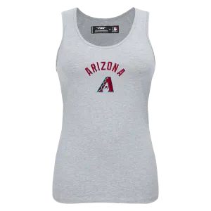 MLB ARIZONA DIAMONDBACKS CLASSIC WOMEN'S RELAXED FIT RACERBACK (HEATHER GREY)