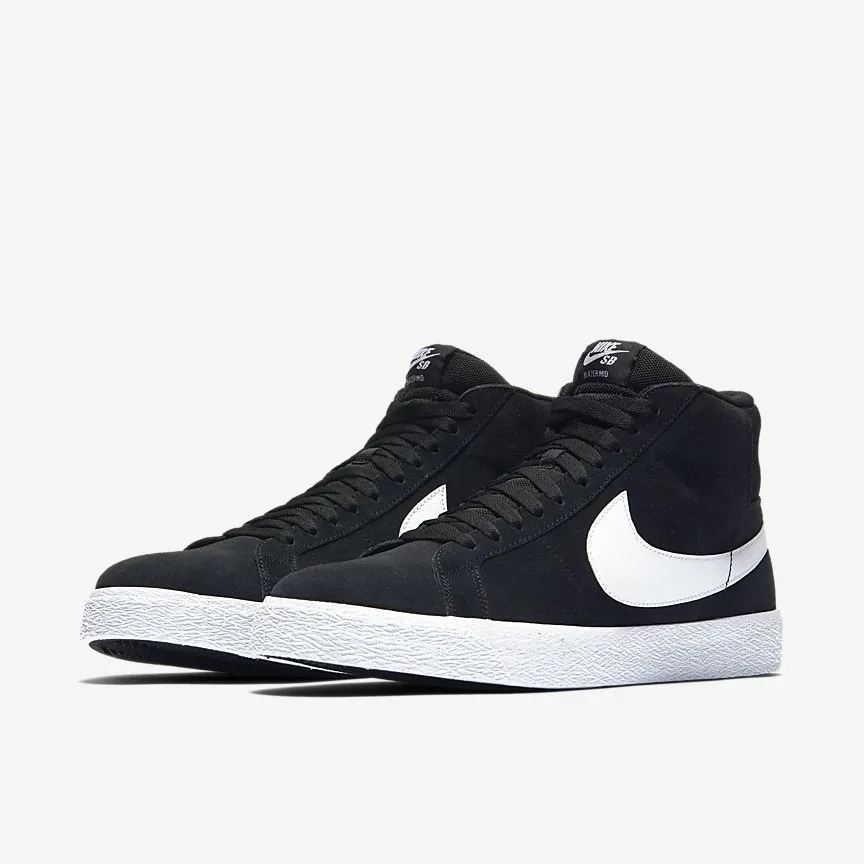 Nike SB Blazer Mid- (Black/White/White/White)