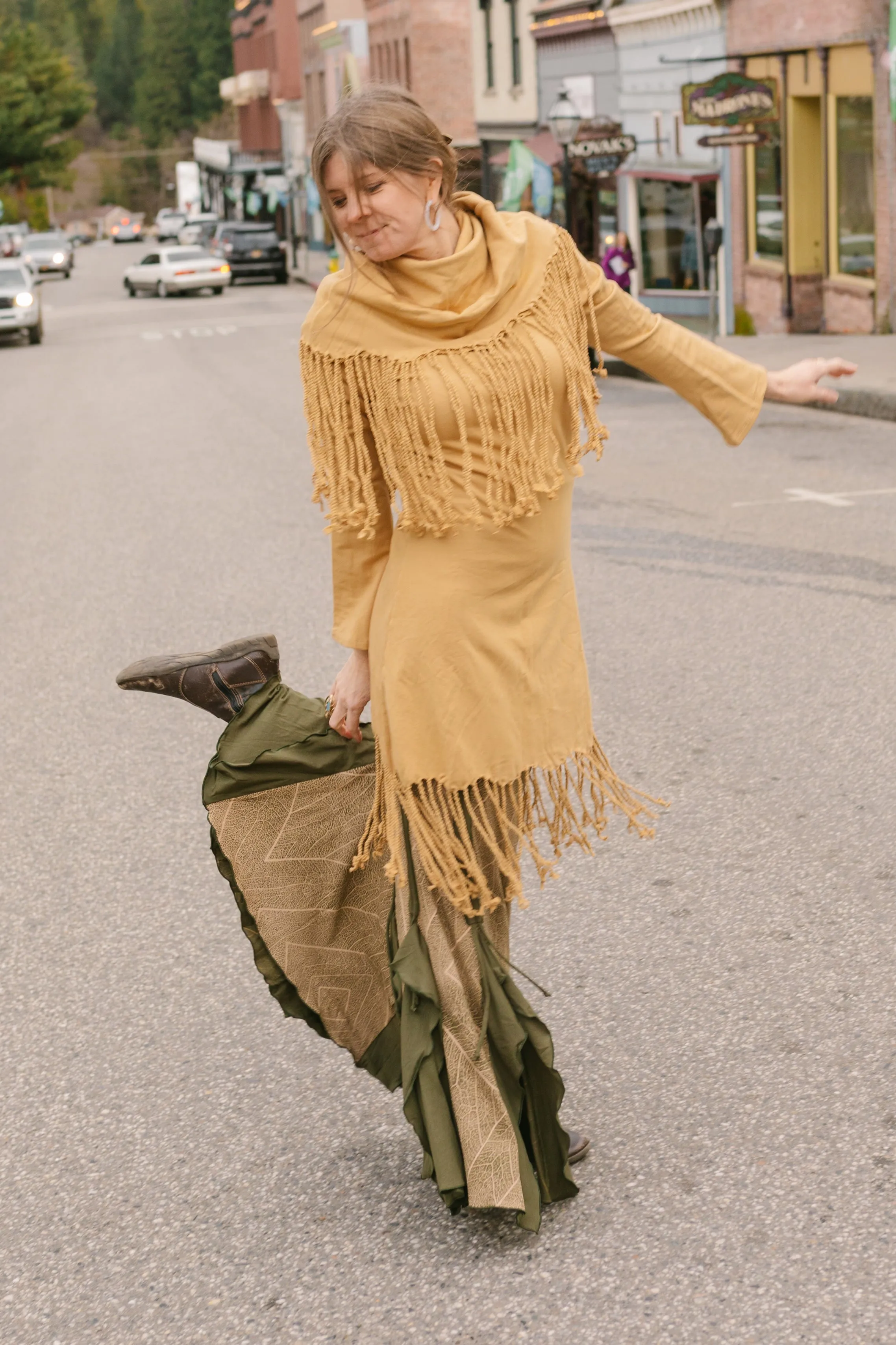 PR Fringe Tunic - Golden