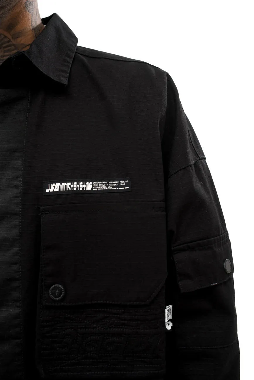 Ripstop Shacket // Black