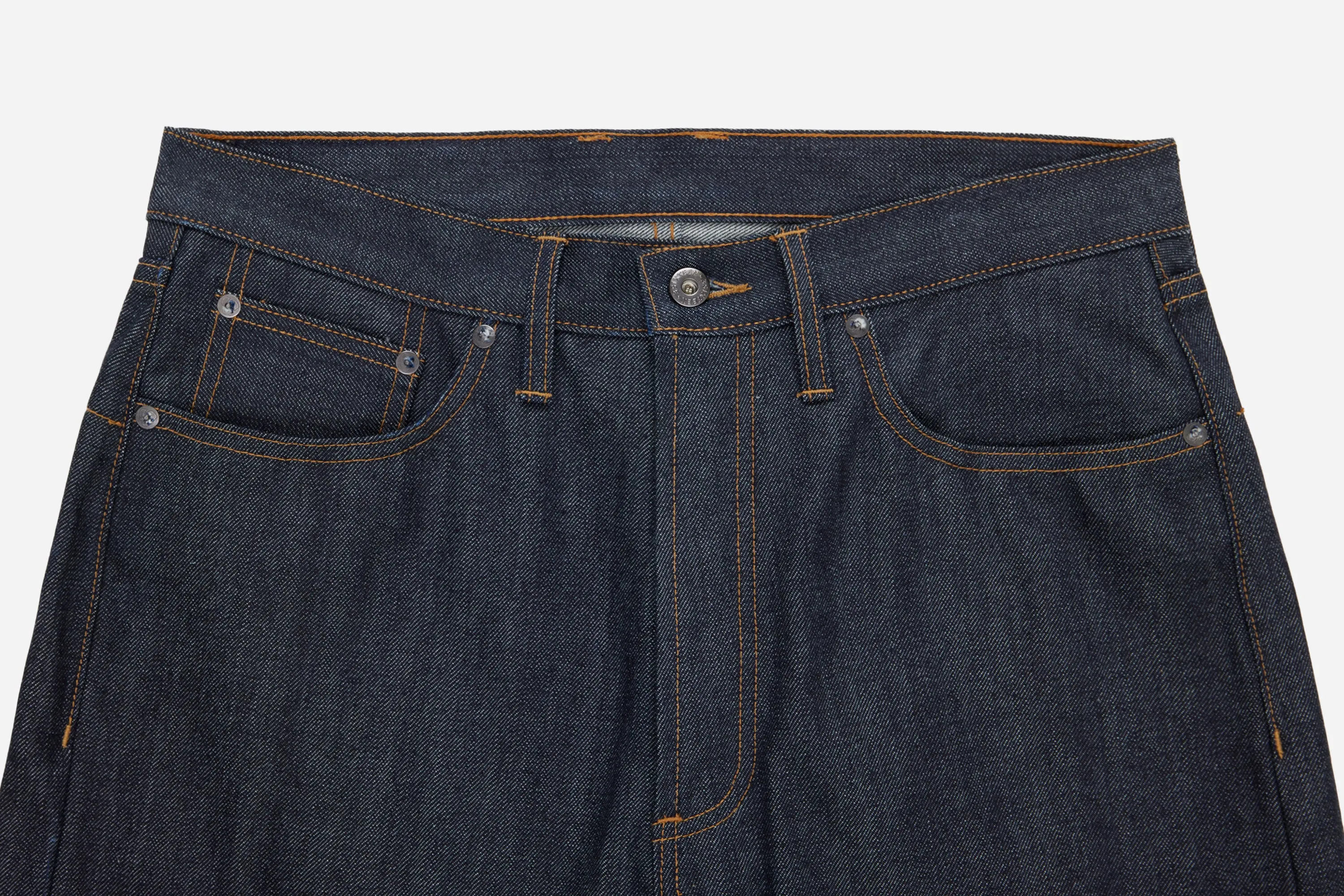 RS-100x ~ Relaxed Straight - Indigo Selvedge