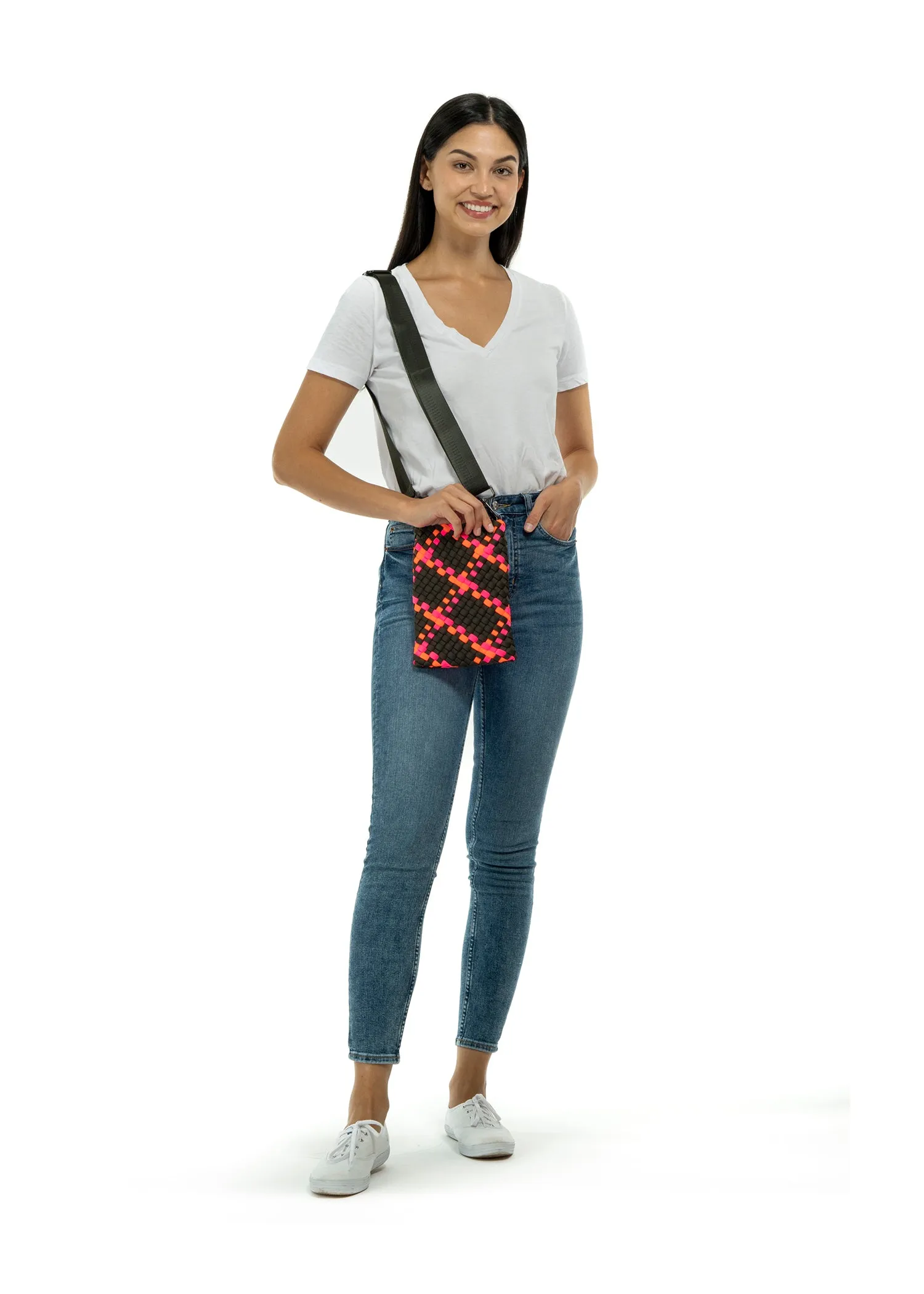 Shay Showoff Woven Phone Bag