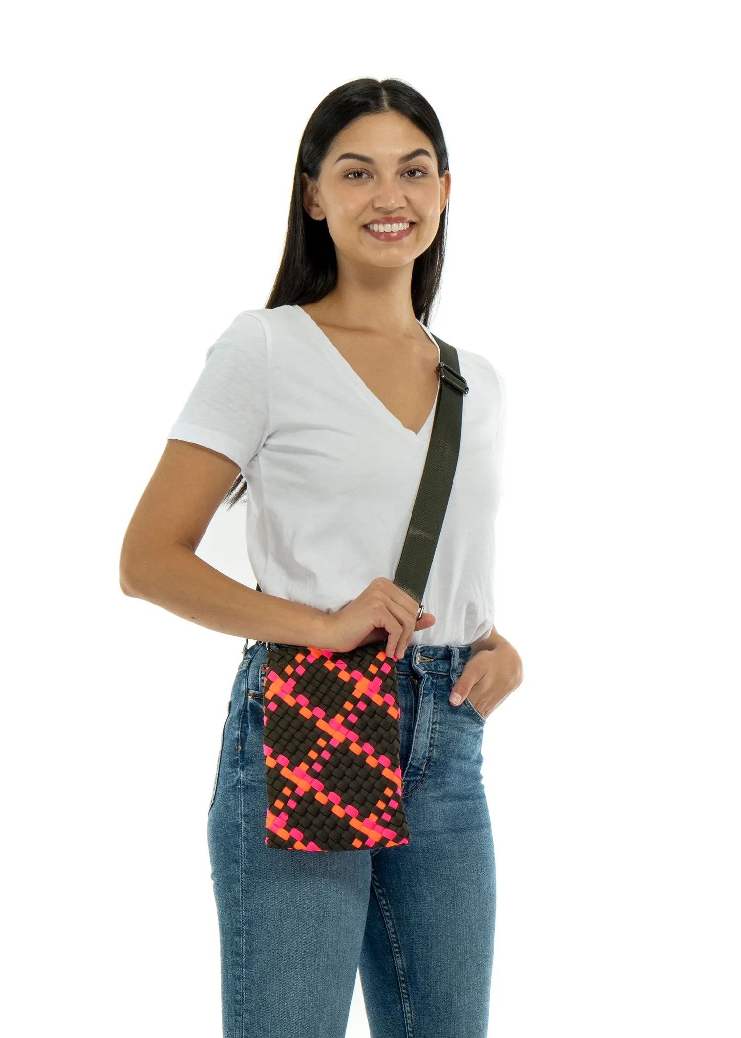 Shay Showoff Woven Phone Bag