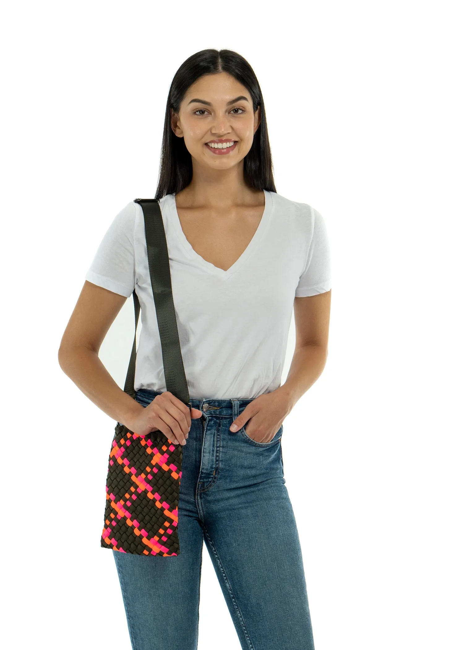 Shay Showoff Woven Phone Bag