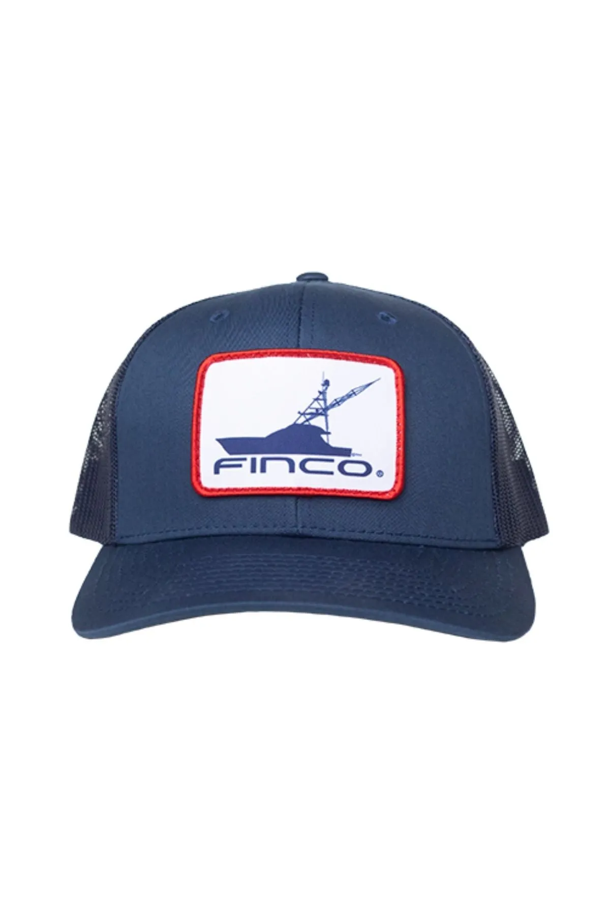 Sporty Trucker Hat in Navy