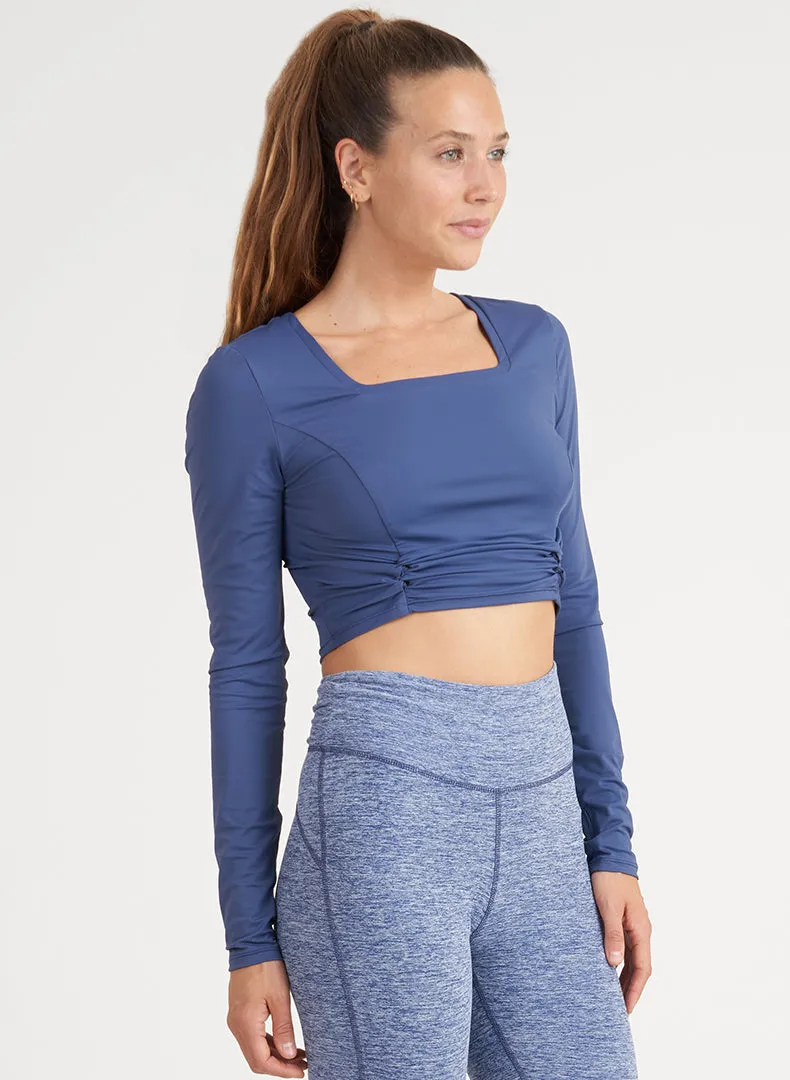 Square Neck Twist Top