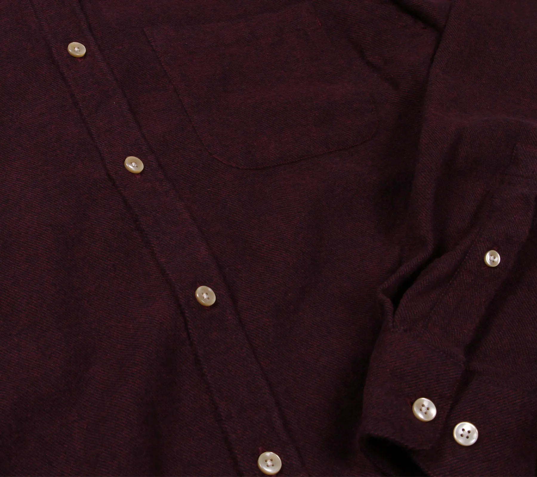 Teca Flannel Shirt | Bordeaux