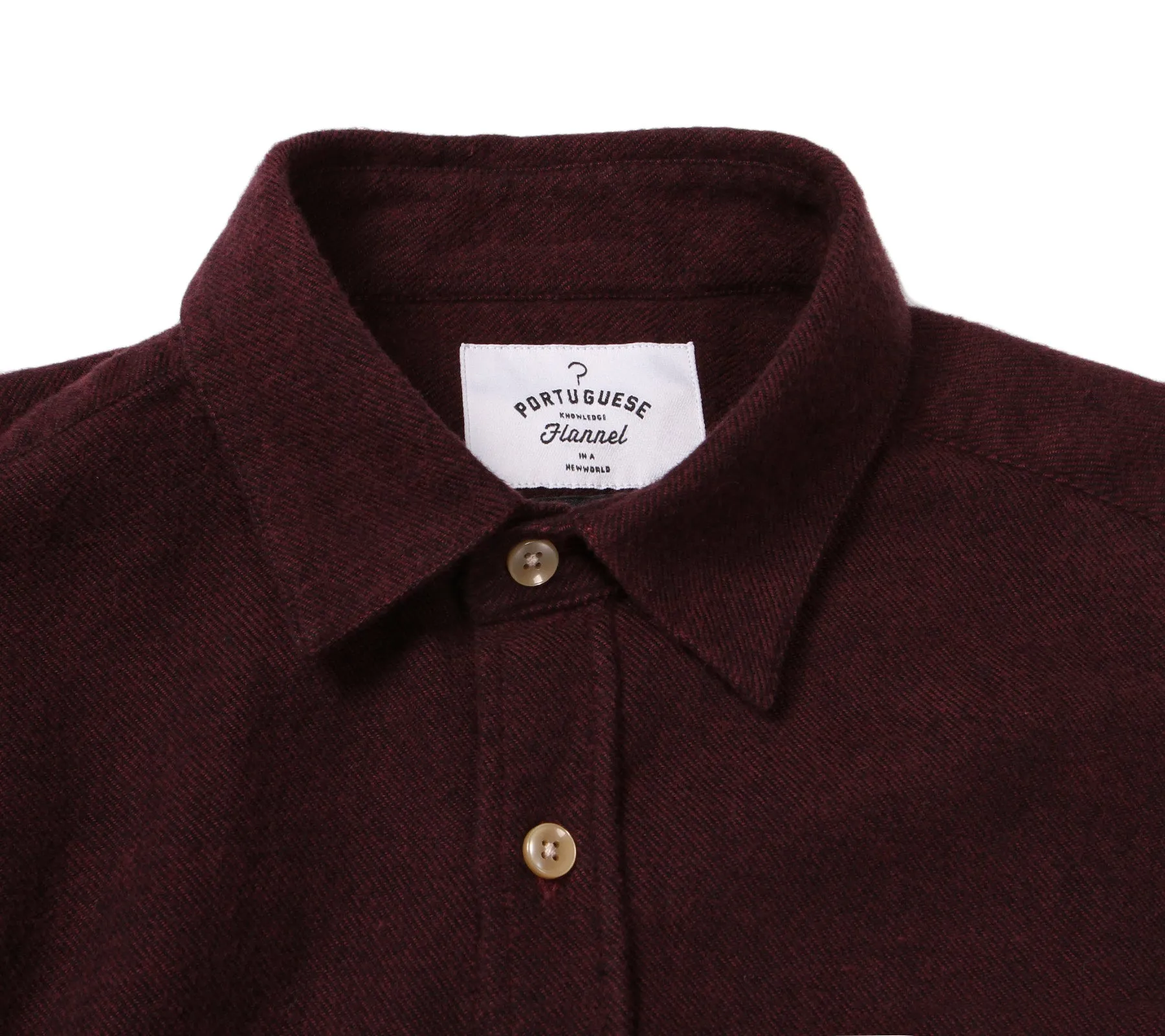 Teca Flannel Shirt | Bordeaux