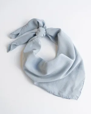 'The Classic' Washable Silk Scarf in Sky