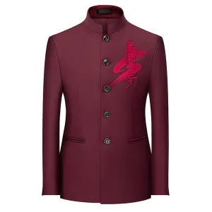 The Dynasty Mandarin Collar Jacket - Multiple Colors