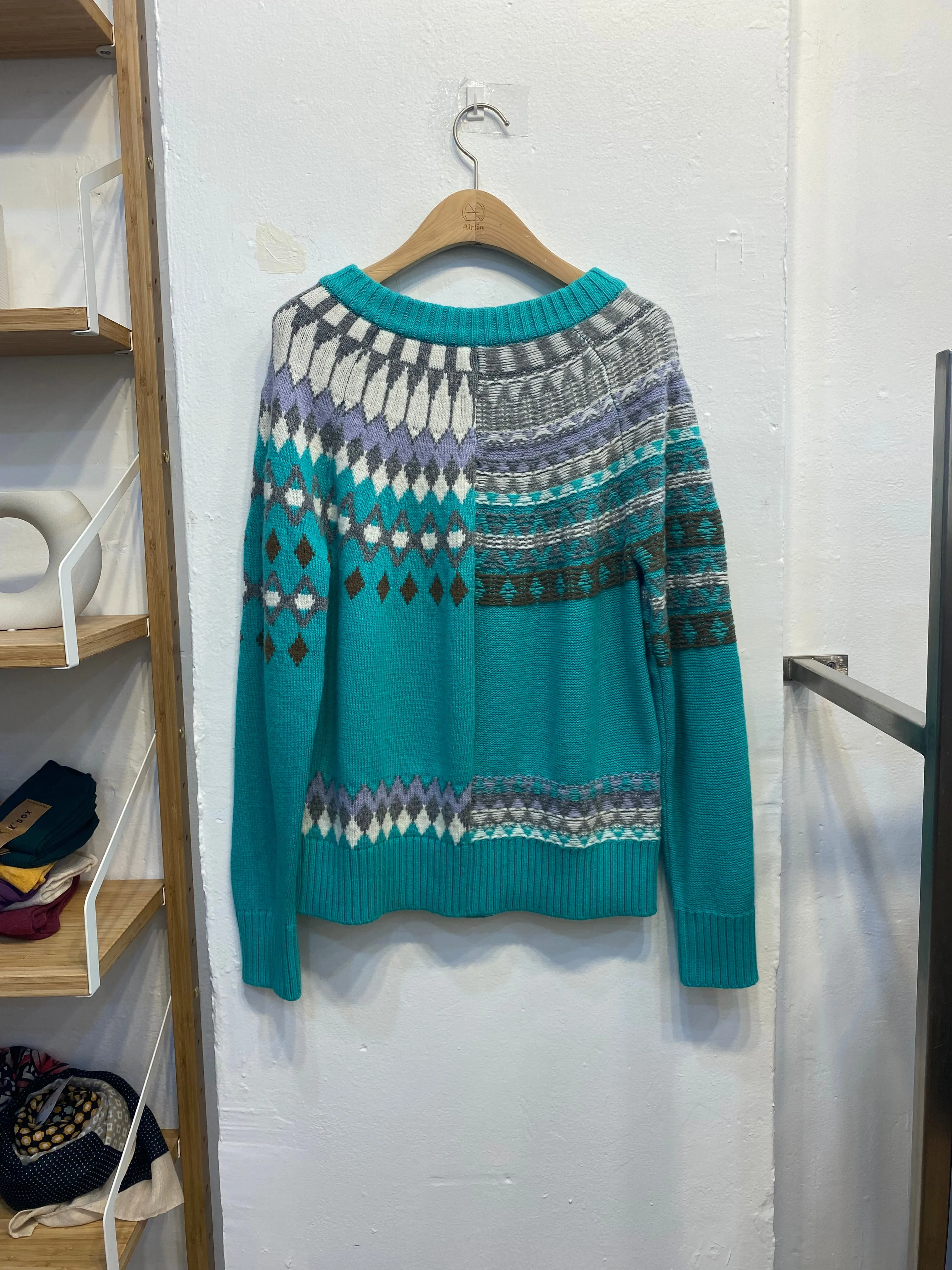 Unique pattern knit sweaters