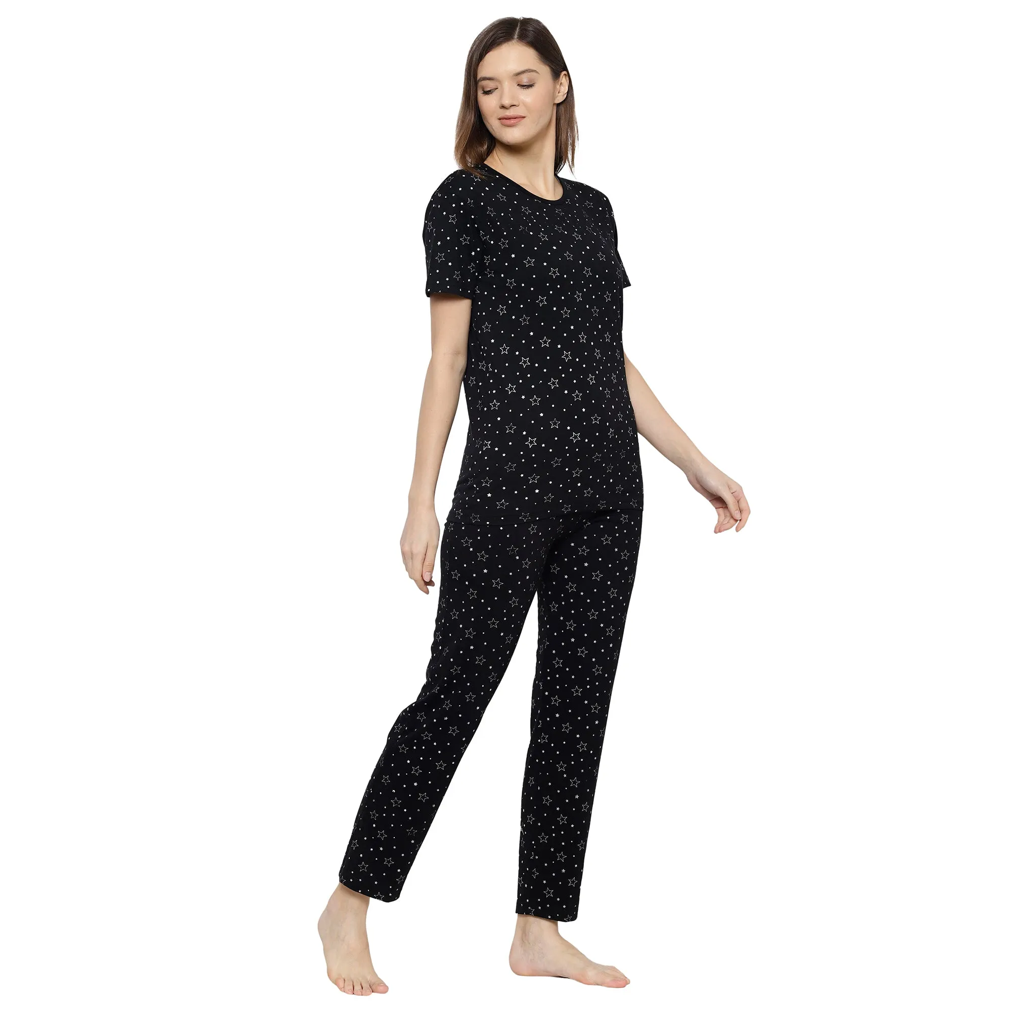 Vimal Jonney Black Women's Night Suit