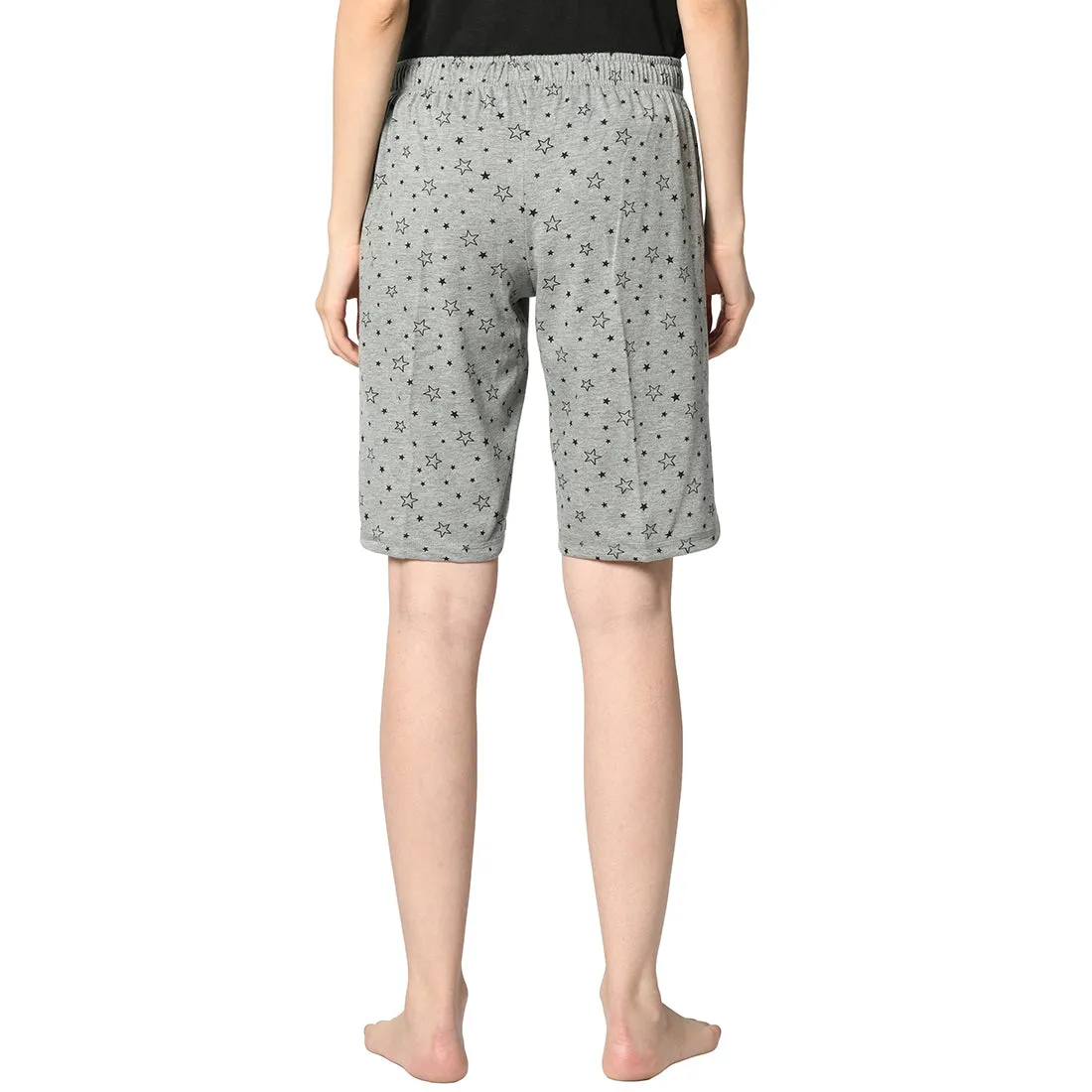 Vimal Jonney Grey Shorts For Women's