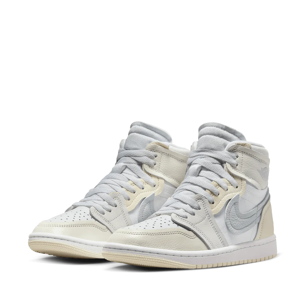 Wmns Air Jordan 1 MM High 'White and Pure Platinum'