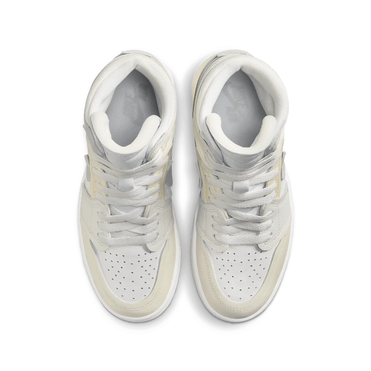 Wmns Air Jordan 1 MM High 'White and Pure Platinum'