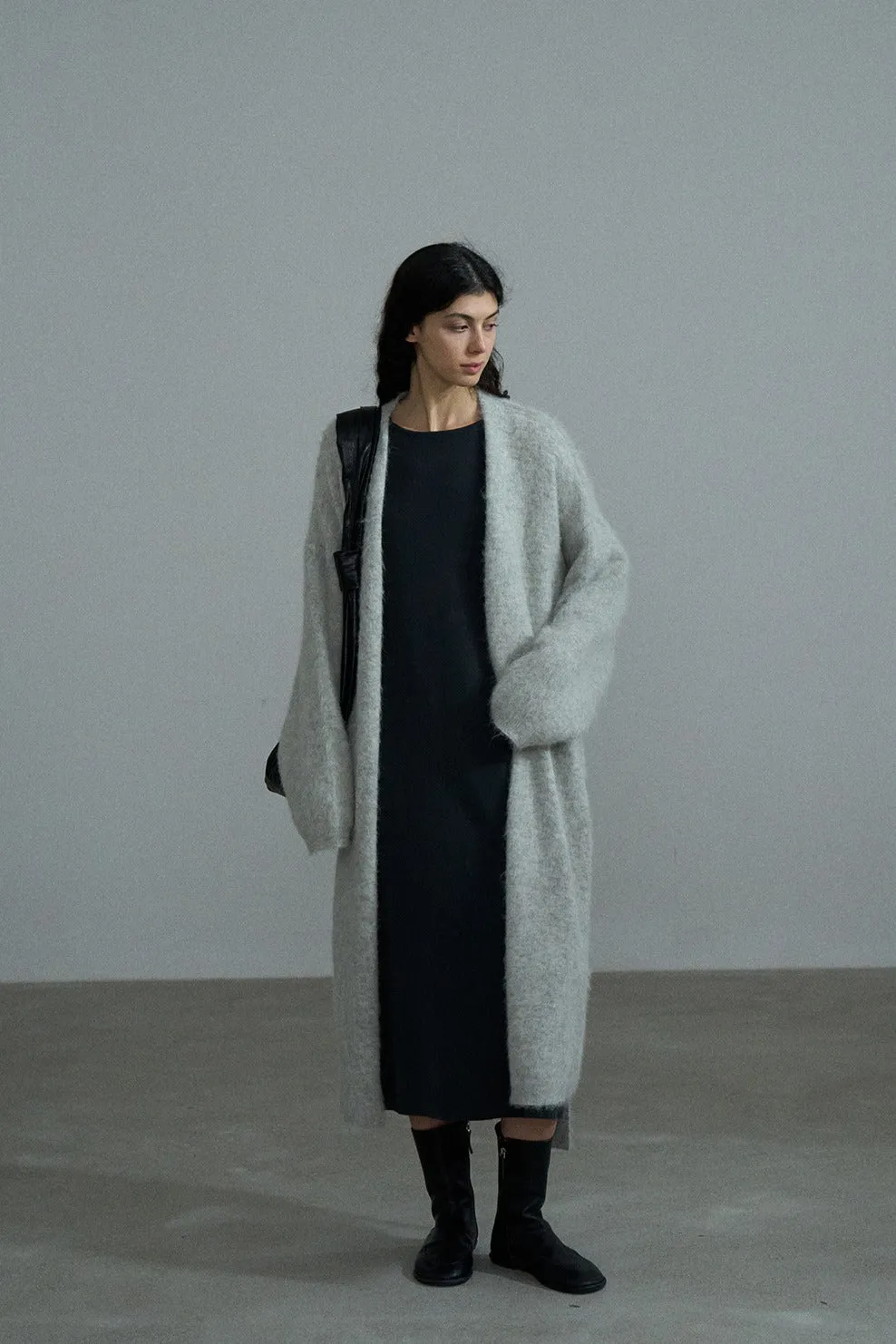 Wool blend Yak soft versatile long cardigan | 3 color